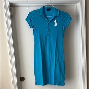 Ralph Lauren Blue Polo Dress
